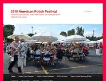 Tablet Screenshot of americanpolishfestival.com